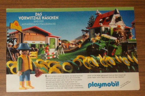 Seltene werbung playmobil pony - seltene,