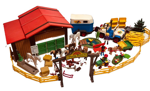 Playmobil vintage pony ranch - pony,