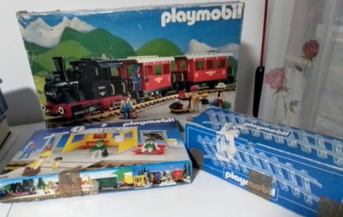 Playmobil eisenbahn mit travo - playmobil,