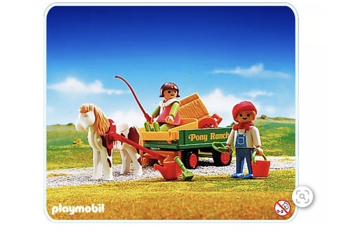 Playmobil set 3713 ponywagen - set,