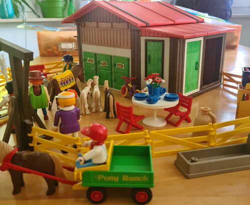 Playmobil pony ranch reiterhof - pony,