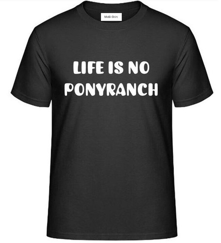 Shirt mit aufdruck life - t-shirt, is